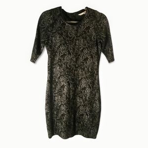 Rachel by Rachel Roy Black / Silver Party Dress Size Small